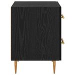 Casa si Gradina - Mobilier - Comode si corpuri - Noptiere - Noptiera cu sertar 2 pcs Stejar Negru 40 x 35 x 47,5 cm - Infinity.ro