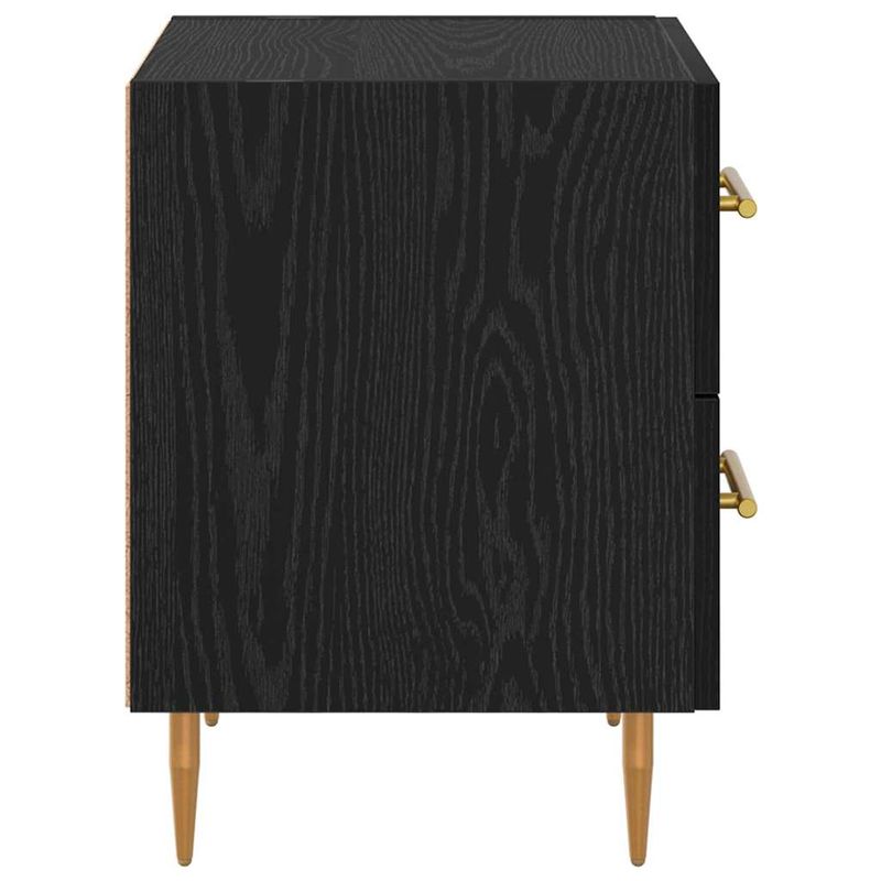 Casa si Gradina - Mobilier - Comode si corpuri - Noptiere - Noptiera cu sertar 2 pcs Stejar Negru 40 x 35 x 47,5 cm - Infinity.ro