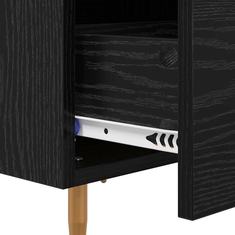 Casa si Gradina - Mobilier - Comode si corpuri - Noptiere - Noptiera cu sertar 2 pcs Stejar Negru 40 x 35 x 47,5 cm - Infinity.ro