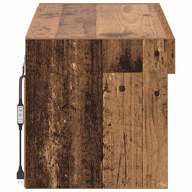 Casa si Gradina - Mobilier - Comode si corpuri - Comode - Cabinet TV Pe perete Lemn Vechi 60 x 30 x 30 cm Lemn compozit - Infinity.ro