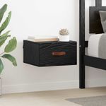 Casa si Gradina - Mobilier - Comode si corpuri - Noptiere - Noptiera suspendata Stejar Negru 35 x 35 x 20 cm Lemn compozit - Infinity.ro
