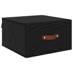 Casa si Gradina - Mobilier - Comode si corpuri - Noptiere - Noptiera suspendata Stejar Negru 35 x 35 x 20 cm Lemn compozit - Infinity.ro