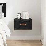Casa si Gradina - Mobilier - Comode si corpuri - Noptiere - Noptiera suspendata Stejar Negru 35 x 35 x 20 cm Lemn compozit - Infinity.ro