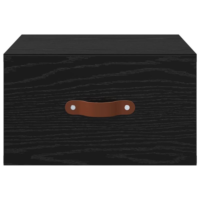 Casa si Gradina - Mobilier - Comode si corpuri - Noptiere - Noptiera suspendata Stejar Negru 35 x 35 x 20 cm Lemn compozit - Infinity.ro
