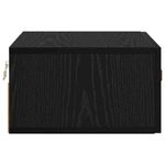 Casa si Gradina - Mobilier - Comode si corpuri - Noptiere - Noptiera suspendata Stejar Negru 35 x 35 x 20 cm Lemn compozit - Infinity.ro