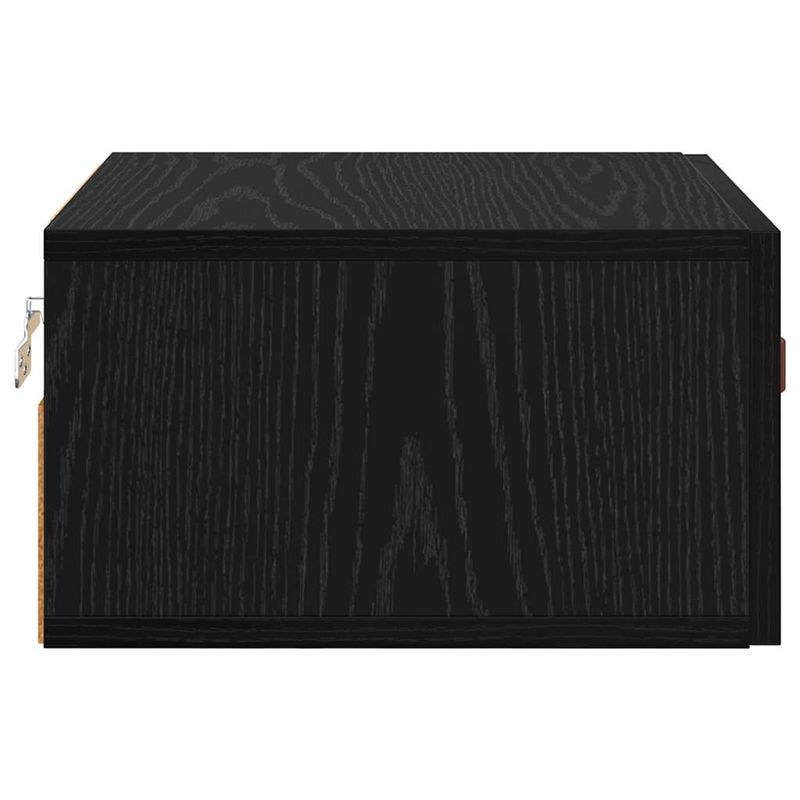 Casa si Gradina - Mobilier - Comode si corpuri - Noptiere - Noptiera suspendata Stejar Negru 35 x 35 x 20 cm Lemn compozit - Infinity.ro