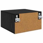 Casa si Gradina - Mobilier - Comode si corpuri - Noptiere - Noptiera suspendata Stejar Negru 35 x 35 x 20 cm Lemn compozit - Infinity.ro