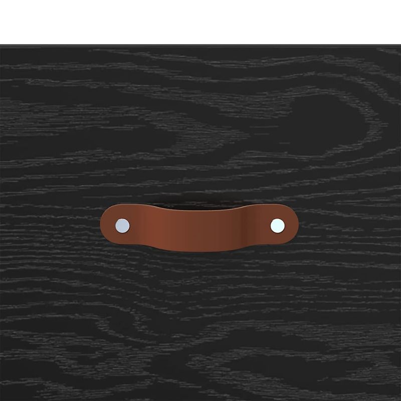 Casa si Gradina - Mobilier - Comode si corpuri - Noptiere - Noptiera suspendata Stejar Negru 35 x 35 x 20 cm Lemn compozit - Infinity.ro