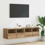 Casa si Gradina - Mobilier - Comode si corpuri - Comode - Dulapuri pentru TV 2 pcs Stejar Artizanal 60 x 30 x 30 cm - Infinity.ro