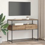 Casa si Gradina - Mobilier - Comode si corpuri - Console - Masa de consola cu sertar Stejar Artizanal 100 x 40 x 75 cm - Infinity.ro
