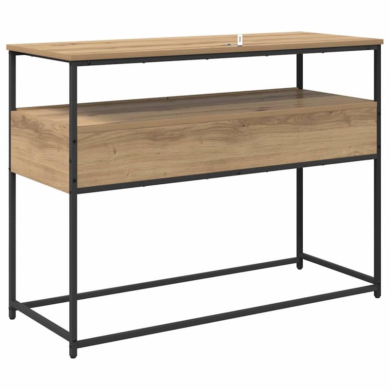 Casa si Gradina - Mobilier - Comode si corpuri - Console - Masa de consola cu sertar Stejar Artizanal 100 x 40 x 75 cm - Infinity.ro