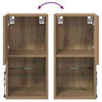 Casa si Gradina - Mobilier - Comode si corpuri - Comode - Sistem de TV montat pe perete Pe perete Stejar Artizanal - Infinity.ro