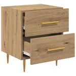 Casa si Gradina - Mobilier - Comode si corpuri - Noptiere - Noptiera 2 pcs Stejar Artizanal 40 x 35 x 47,5 cm - Infinity.ro