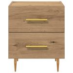 Casa si Gradina - Mobilier - Comode si corpuri - Noptiere - Noptiera 2 pcs Stejar Artizanal 40 x 35 x 47,5 cm - Infinity.ro