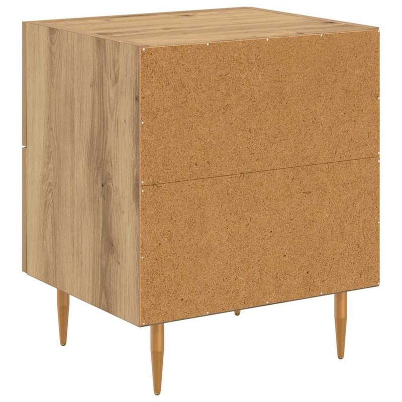 Casa si Gradina - Mobilier - Comode si corpuri - Noptiere - Noptiera 2 pcs Stejar Artizanal 40 x 35 x 47,5 cm - Infinity.ro