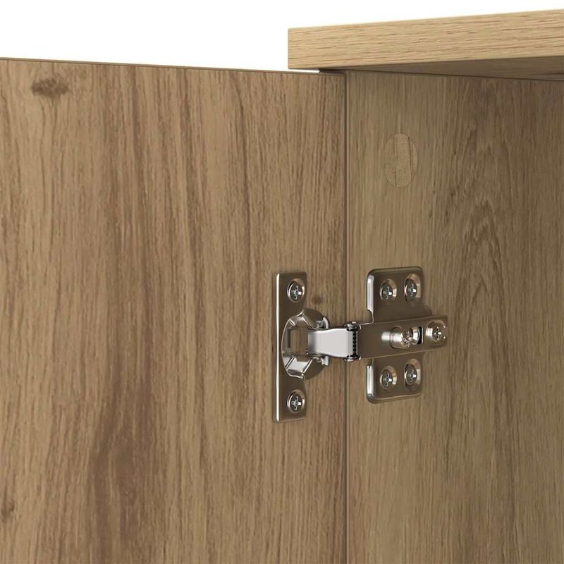 Casa si Gradina - Mobilier - Comode si corpuri - Comode - Bufet cu sertar Stejar Artizanal 59 x 39 x 80 cm Lemn compozit - Infinity.ro