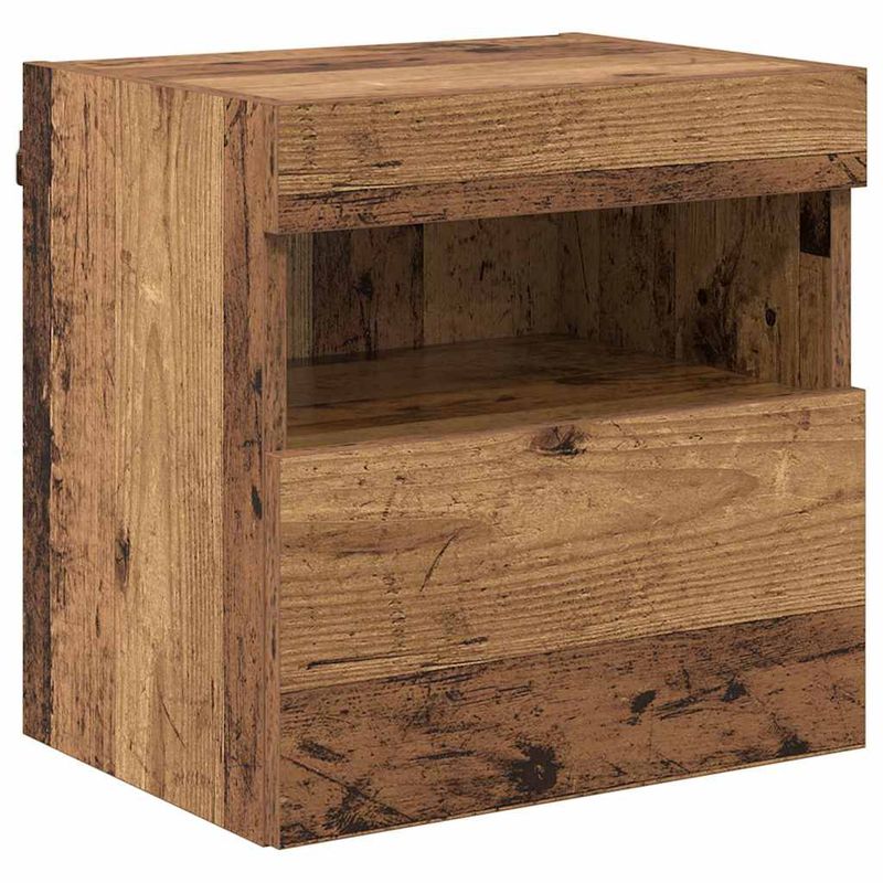 Casa si Gradina - Mobilier - Comode si corpuri - Comode - Dulapuri pentru TV Pe perete 2 pcs Lemn Vechi 40 x 30 x 40 cm - Infinity.ro