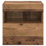 Casa si Gradina - Mobilier - Comode si corpuri - Comode - Dulapuri pentru TV Pe perete 2 pcs Lemn Vechi 40 x 30 x 40 cm - Infinity.ro