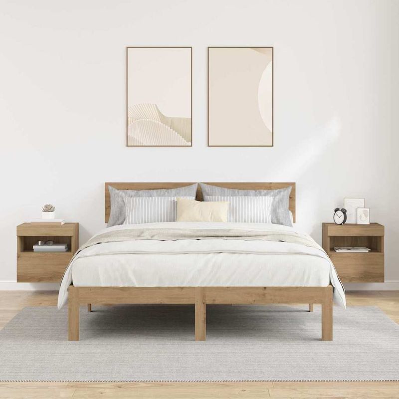 Casa si Gradina - Mobilier - Comode si corpuri - Comode - Dulapuri pentru TV 2 pcs Stejar Artizanal 40 x 30 x 40 cm - Infinity.ro