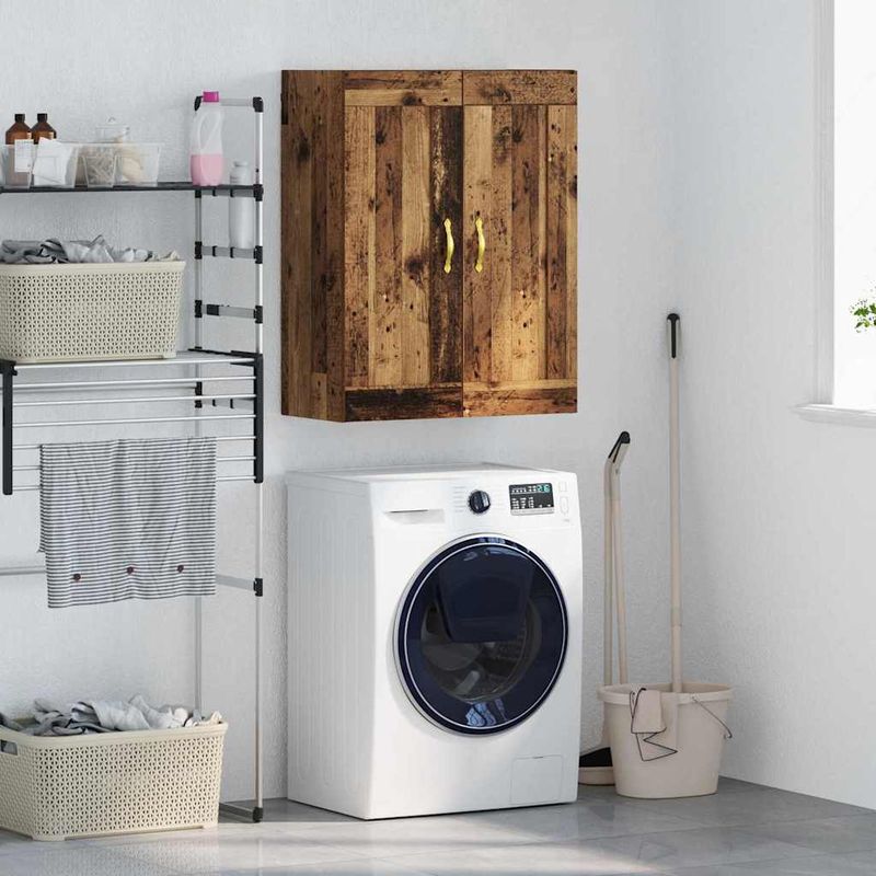 Casa si Gradina - Mobilier - Comode si corpuri - Comode - Dulap montat pe perete Lemn Vechi 69,5 x 34 x 90 cm - Infinity.ro