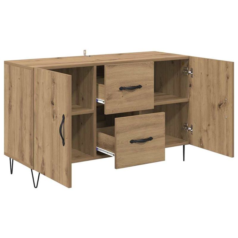 Casa si Gradina - Mobilier - Comode si corpuri - Comode - Bufet cu sertar Stejar Artizanal 100 x 36 x 60 cm Lemn compozit - Infinity.ro