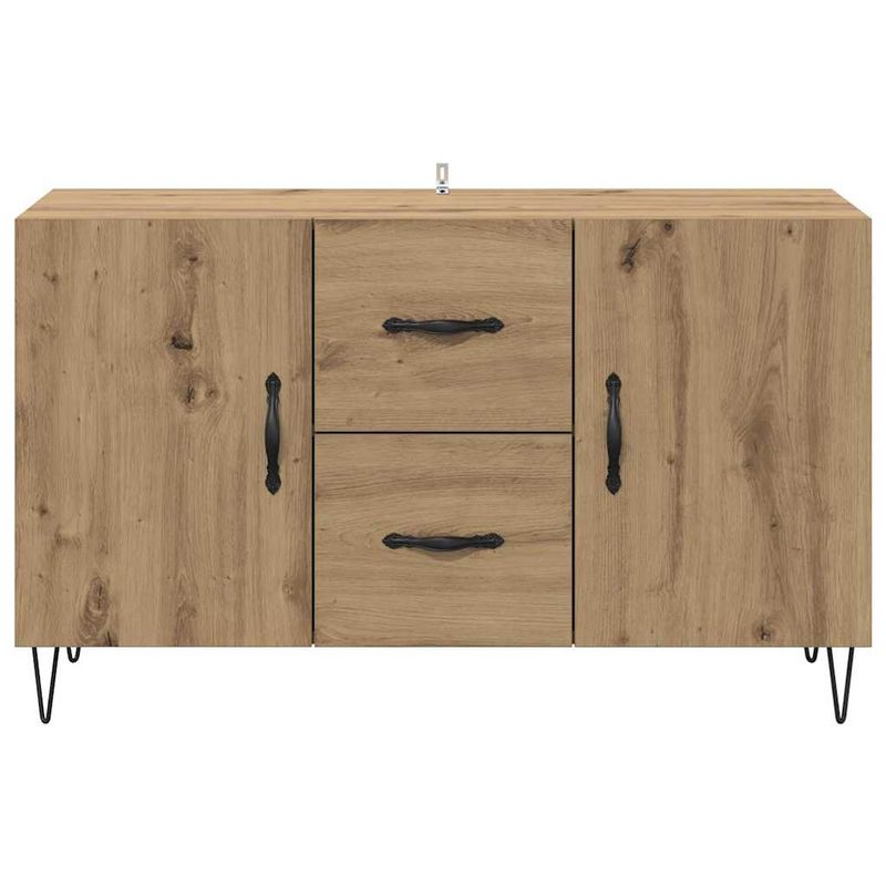 Casa si Gradina - Mobilier - Comode si corpuri - Comode - Bufet cu sertar Stejar Artizanal 100 x 36 x 60 cm Lemn compozit - Infinity.ro
