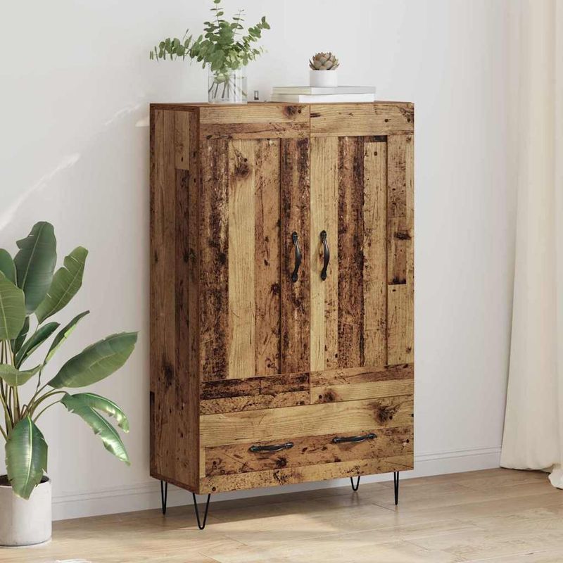 Casa si Gradina - Mobilier - Comode si corpuri - Corpuri bucatarie - Bufet cu sertar Lemn Vechi 69,5 x 31 x 115 cm Lemn compozit - Infinity.ro