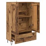 Casa si Gradina - Mobilier - Comode si corpuri - Corpuri bucatarie - Bufet cu sertar Lemn Vechi 69,5 x 31 x 115 cm Lemn compozit - Infinity.ro
