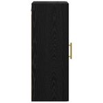 Casa si Gradina - Mobilier - Comode si corpuri - Comode - Dulap montat pe perete Stejar Negru 34,5 x 34 x 90 cm - Infinity.ro