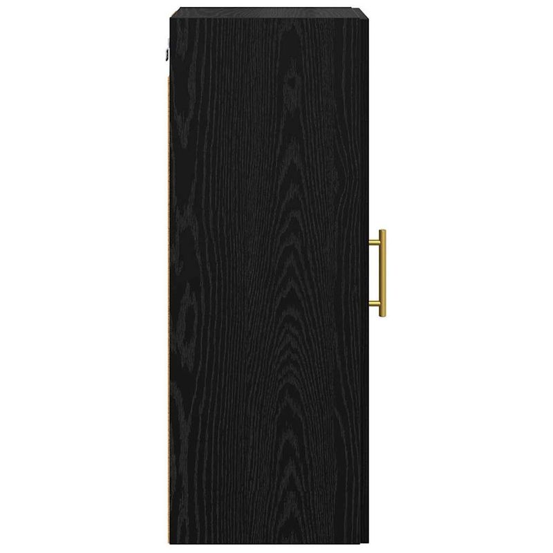 Casa si Gradina - Mobilier - Comode si corpuri - Comode - Dulap montat pe perete Stejar Negru 34,5 x 34 x 90 cm - Infinity.ro