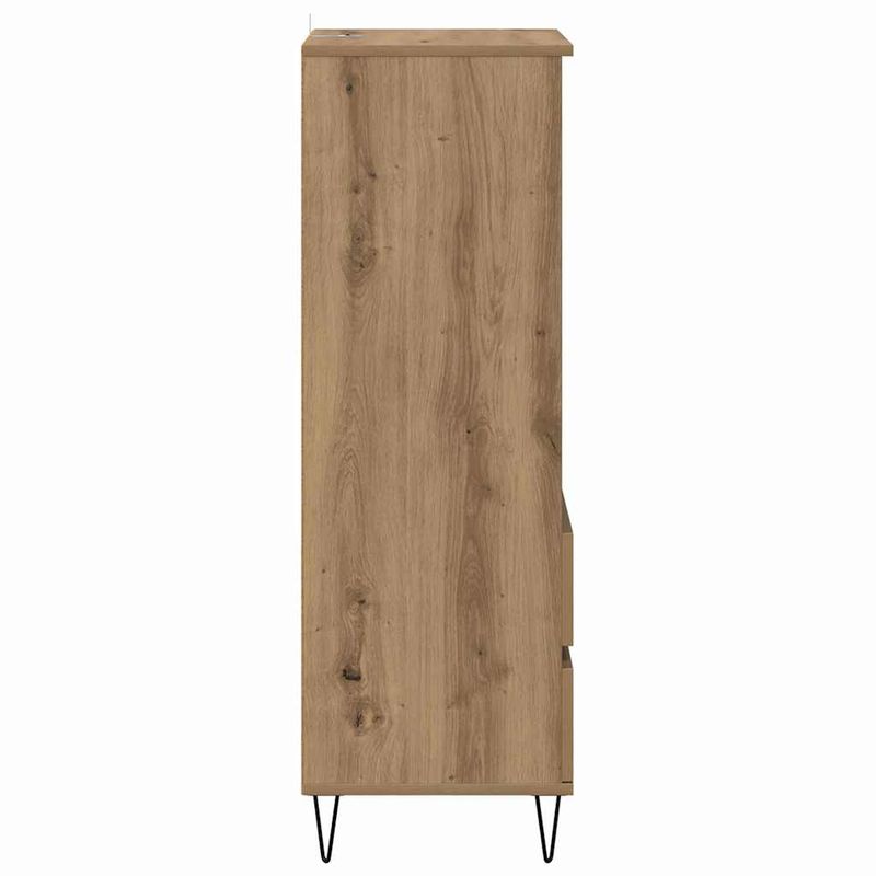 Casa si Gradina - Mobilier - Comode si corpuri - Comode - Bufet cu sertar Stejar Artizanal 40 x 36 x 110 cm Lemn compozit - Infinity.ro