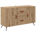 Casa si Gradina - Mobilier - Comode si corpuri - Comode - Bufet cu sertar Stejar Artizanal 100 x 36 x 60 cm Lemn compozit - Infinity.ro