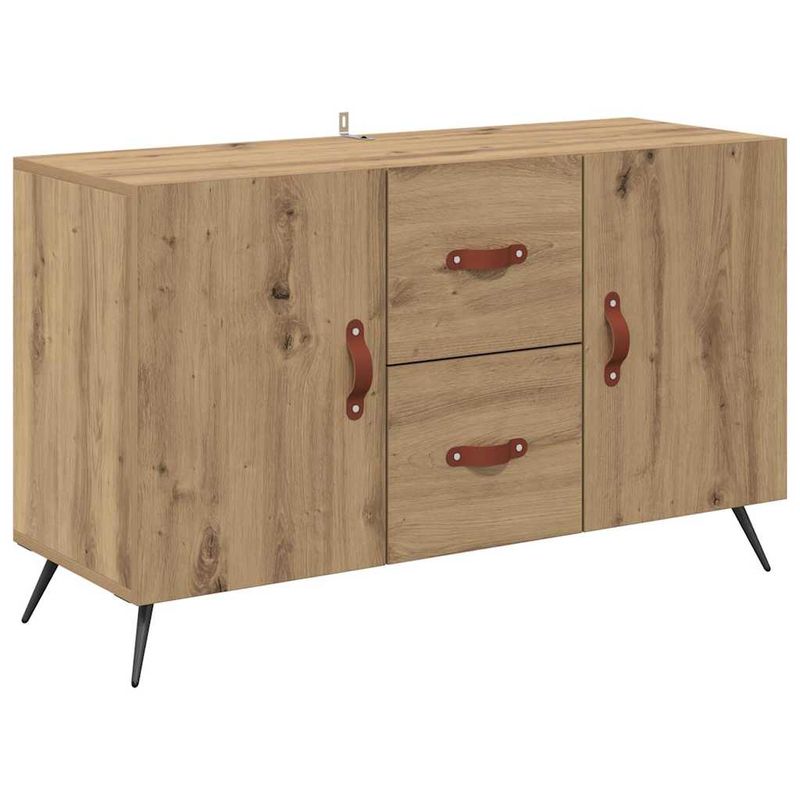 Casa si Gradina - Mobilier - Comode si corpuri - Comode - Bufet cu sertar Stejar Artizanal 100 x 36 x 60 cm Lemn compozit - Infinity.ro