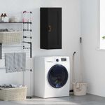 Casa si Gradina - Mobilier - Comode si corpuri - Comode - Dulap montat pe perete Stejar Negru 34,5 x 34 x 90 cm - Infinity.ro