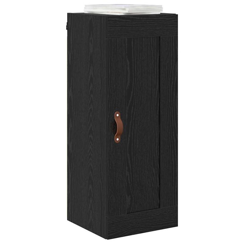 Casa si Gradina - Mobilier - Comode si corpuri - Comode - Dulap montat pe perete Stejar Negru 34,5 x 34 x 90 cm - Infinity.ro