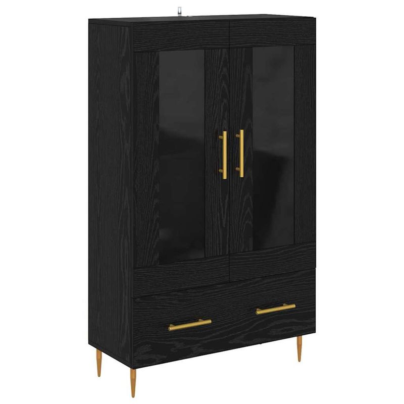 Casa si Gradina - Mobilier - Comode si corpuri - Corpuri bucatarie - Bufet cu sertar Stejar Negru 69,5 x 31 x 115 cm - Infinity.ro