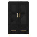 Casa si Gradina - Mobilier - Comode si corpuri - Corpuri bucatarie - Bufet cu sertar Stejar Negru 69,5 x 31 x 115 cm - Infinity.ro