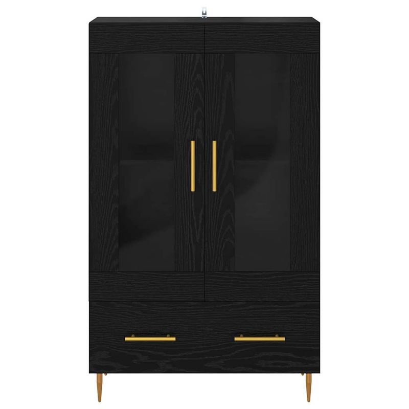 Casa si Gradina - Mobilier - Comode si corpuri - Corpuri bucatarie - Bufet cu sertar Stejar Negru 69,5 x 31 x 115 cm - Infinity.ro