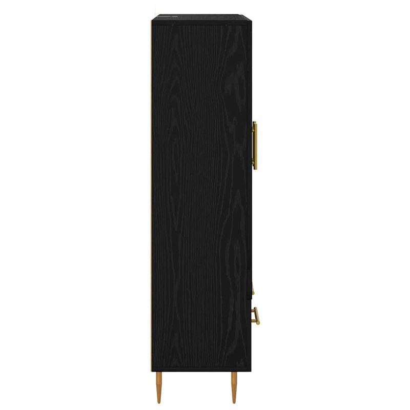 Casa si Gradina - Mobilier - Comode si corpuri - Corpuri bucatarie - Bufet cu sertar Stejar Negru 69,5 x 31 x 115 cm - Infinity.ro