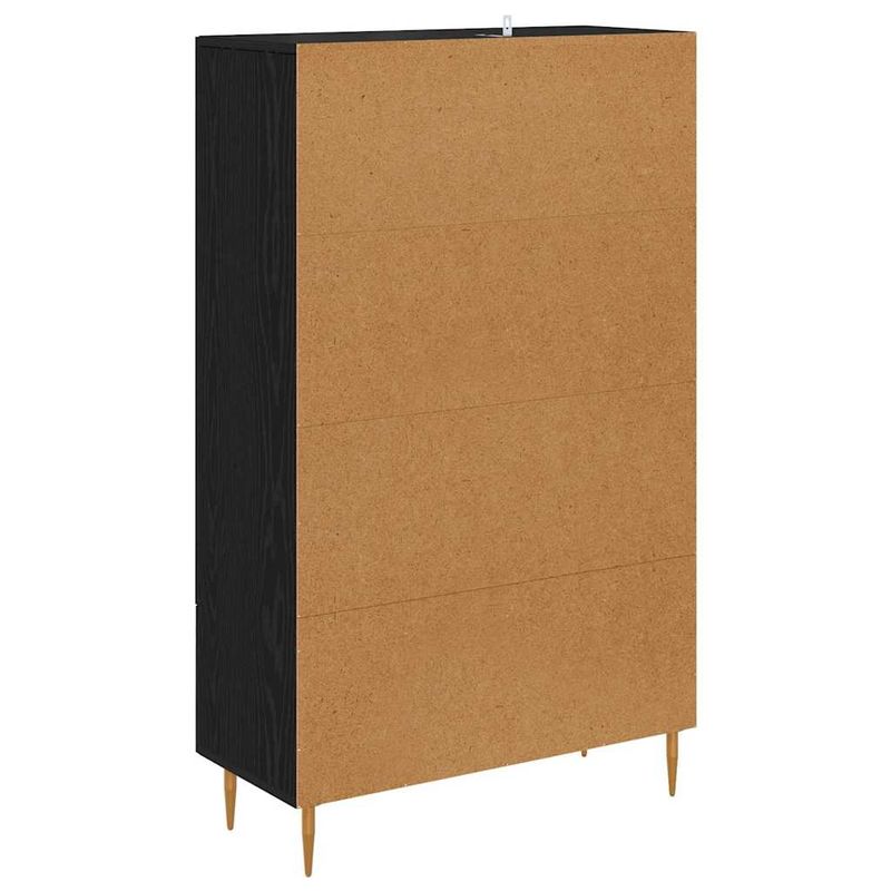 Casa si Gradina - Mobilier - Comode si corpuri - Corpuri bucatarie - Bufet cu sertar Stejar Negru 69,5 x 31 x 115 cm - Infinity.ro