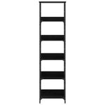 Casa si Gradina - Mobilier - Biblioteci si rafturi - Biblioteci - Raft pentru carti Stejar Negru 50 x 33 x 188,5 cm Lemn compozit - Infinity.ro