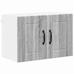 Casa si Gradina - Mobilier - Comode si corpuri - Corpuri bucatarie - Dulapuri de perete pentru bucatarie cu raft 2 pcs Gri Sonoma - Infinity.ro