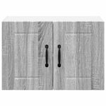 Casa si Gradina - Mobilier - Comode si corpuri - Corpuri bucatarie - Dulapuri de perete pentru bucatarie cu raft 2 pcs Gri Sonoma - Infinity.ro
