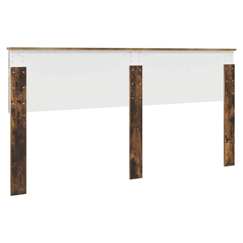 Casa si Gradina - Mobilier - Paturi si accesorii - Accesorii paturi - Tablie de pat cu aripioare, gri taupe, 163x16x118/128cm, textil - Infinity.ro