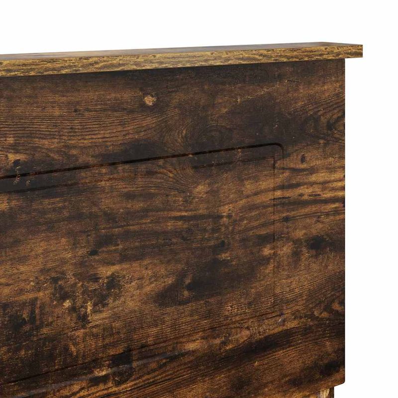 Casa si Gradina - Mobilier - Paturi si accesorii - Accesorii paturi - Tablie de pat cu aripioare, gri taupe, 163x16x118/128cm, textil - Infinity.ro