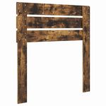 Casa si Gradina - Mobilier - Paturi si accesorii - Accesorii paturi - Tablie de pat cu aripioare, albastru, 147x23x78/88 cm textil - Infinity.ro