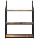 Casa si Gradina - Mobilier - Biblioteci si rafturi - Rafturi - Raft de perete Lemn Vechi 60 x 21 x 78,5 cm Lemn compozit - Infinity.ro