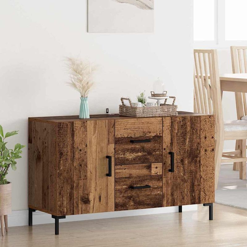 Casa si Gradina - Mobilier - Comode si corpuri - Comode - Bufet cu sertar Lemn Vechi 100 x 36 x 60 cm Lemn compozit - Infinity.ro