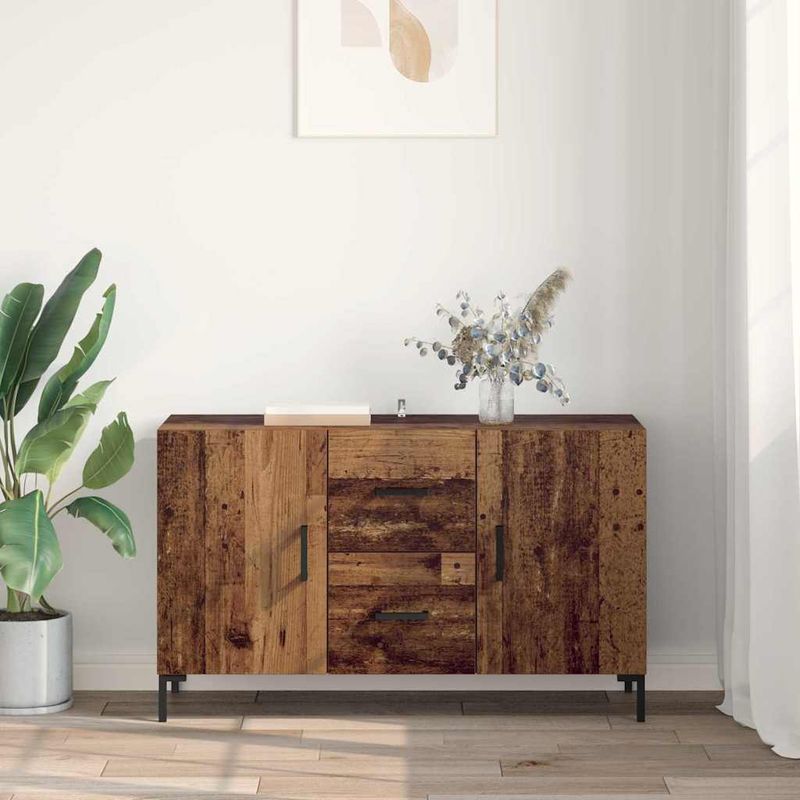Casa si Gradina - Mobilier - Comode si corpuri - Comode - Bufet cu sertar Lemn Vechi 100 x 36 x 60 cm Lemn compozit - Infinity.ro