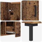 Casa si Gradina - Mobilier - Comode si corpuri - Comode - Bufet cu sertar Lemn Vechi 100 x 36 x 60 cm Lemn compozit - Infinity.ro